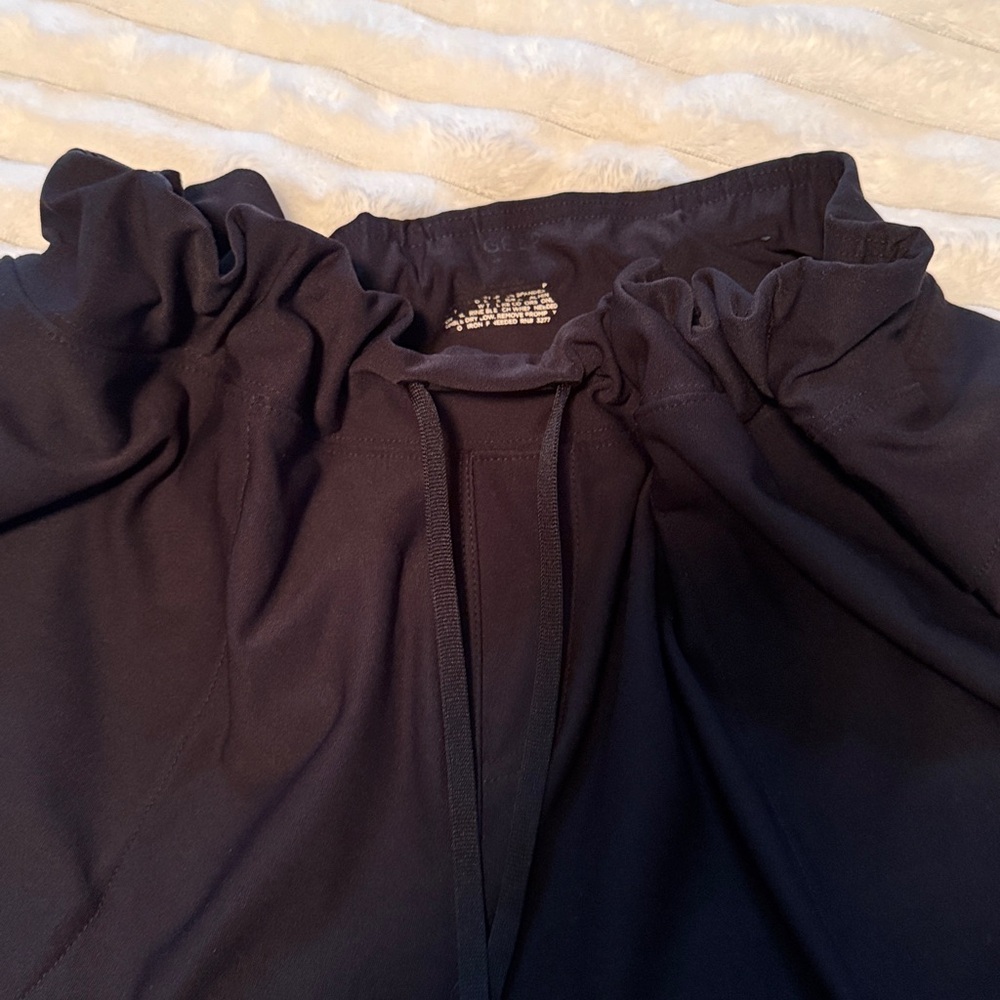 Women’s capri Black exercise Pants 2X with true drawstring! - Picture 4 of 4